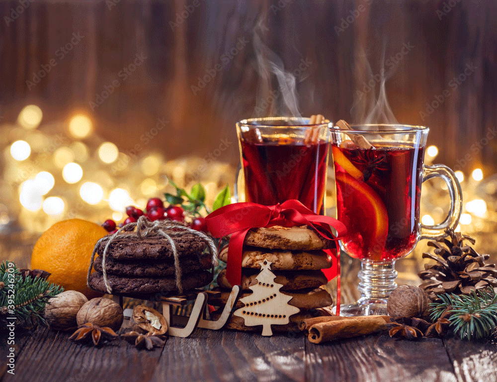 mulled wine and gingerbread