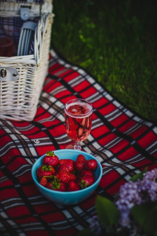 Strawberries and Picnic